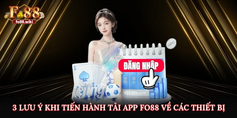 3 lưu ý khi tiến hành tải app Fo88 về các thiết bị