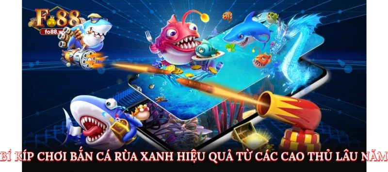Bí kíp chơi bắn cá rùa xanh hiệu quả từ các cao thủ lâu năm