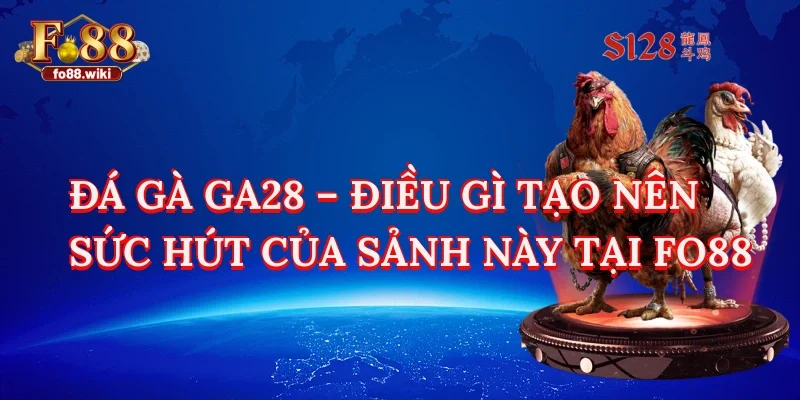 Đá Gà Ga28 – Điều Gì Tạo Nên Sức Hút Của Sảnh Này Tại Fo88