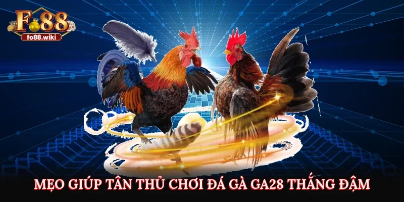 Mẹo giúp tân thủ chơi đá gà GA28 thắng đậm